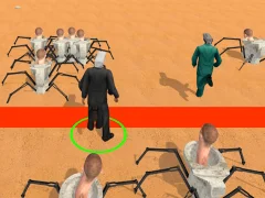Juego Cameraman vs Skibidi Survival en línea