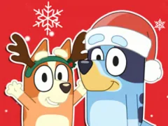 Juego Jigsaw Puzzle: Bluey Christmas Gift en línea