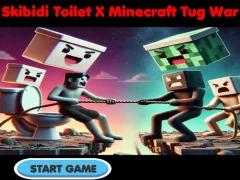 Juego Skibidi Toilet X Minecraft Tug War en línea