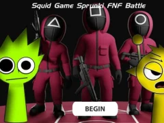 Juego Squid Game Sprunki Fnf Battle en línea
