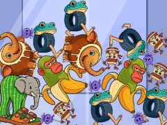 Juego Italian Brainrot: Animals Merge Puzzle en línea