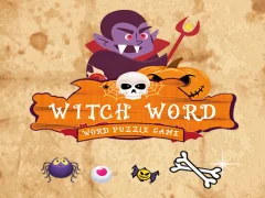 Juego Witch Word Halloween Puzzel Game en línea