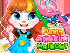 Juego Funny Angela Haircut en línea