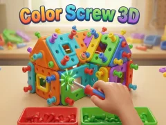 Juego Color Screw 3D en línea