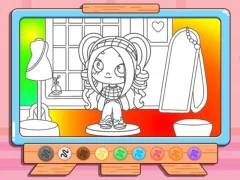 Juego Coloring Book: Avatar Girl Dress Up Shopping en línea