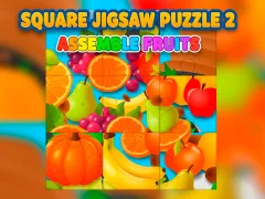 Juego Square jigsaw Puzzle 2 - Assemble Fruits en línea