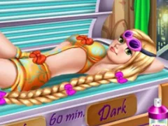 Juego Goldie Princess Tanning en línea