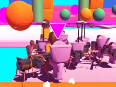 Juego Fall Skibidi Toilet en línea