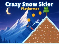Juego Crazy Snow Skier: Platformer en línea