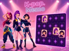 Juego K-pop. Memo en línea