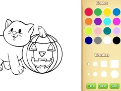 Juego Halloween Coloring Book en línea