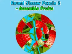 Juego Round jigsaw Puzzle 2 - Assemble Fruits en línea