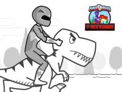 Juego Power Rangers T-Rex Runner en línea