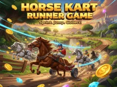 Juego Horse Kart Runner Game en línea
