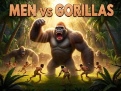 Juego Men Vs Gorillas en línea