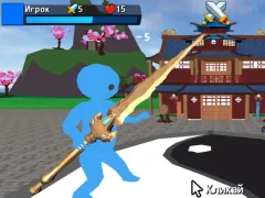 Juego Obby Stickman On Swords en línea