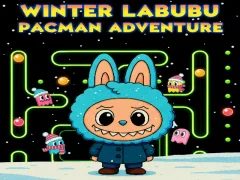 Juego Winter Labubu Pacman Adventure en línea
