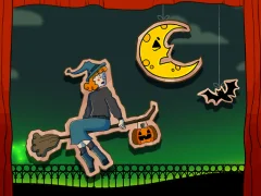 Juego Halloween Witch Fly en línea