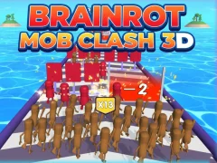 Juego Brainrot Mob Clash 3D en línea