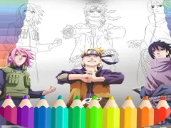 Juego Naruto Shippuden Coloring Book en línea