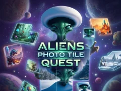 Juego Aliens Photo Tile Quest en línea