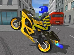Juego Police Motorbike Race Simulator en línea