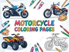 Juego Motorcycle Coloring Pages en línea