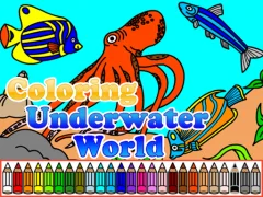 Juego Coloring Underwater World en línea