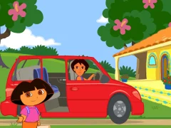 Juego Dora The explorer Dora's Ride-Along City Adventure en línea