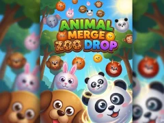 Juego Animal Merge Zoo Drop en línea