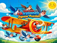 Juego Cartoon Airplanes: Jigsaw Puzzles en línea
