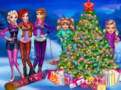 Juego Princesses Christmas tree en línea