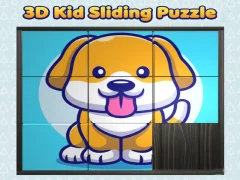 Juego 3D Kid Sliding Puzzle en línea