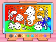 Juego Coloring Book: Kawaii Sea Animals en línea