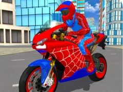 Juego Hero Stunt Spider Bike Simulator 3d 2 en línea