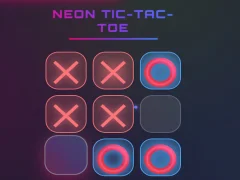 Juego Neon Tic Tac Toe en línea