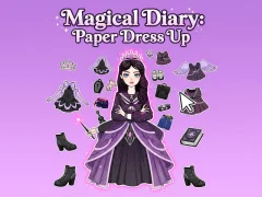 Juego Magical Diary: Paper Dress Up en línea