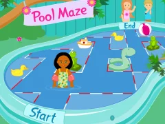 Juego Kelly Club: Pool Maze en línea