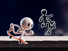 Juego Black and White Stickman en línea