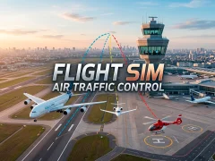 Juego Flight Sim Air Traffic control en línea