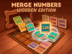 Juego Merge Numbers Wooden Edition en línea