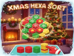 Juego Xmas Hexa Sort en línea