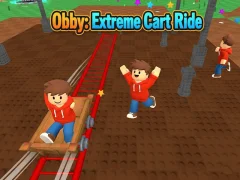 Juego Obby: Extreme Cart Ride en línea