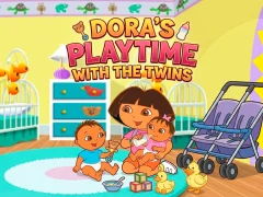 Juego Dora the Explorer Dora's Playtime with the Twins en línea