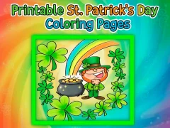 Juego Printable St Patricks Day Coloring Pages en línea