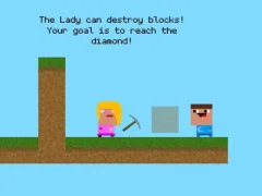 Juego Lady And Nubik Build And Dig en línea
