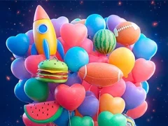 Juego Merge 3D - Match 3 Balloons en línea