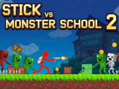 Juego Stick vs Monster School 2 en línea