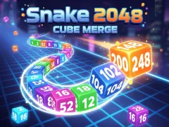 Juego Snake 2048: Cube Merge en línea
