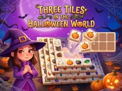Juego The Three Tiles in the Halloween World en línea
